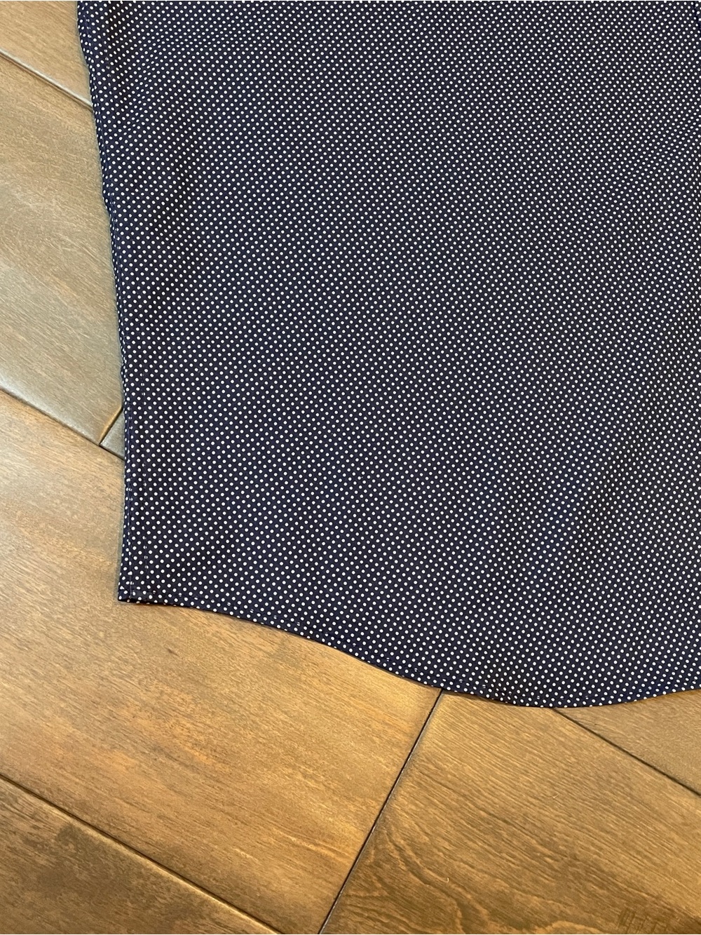 Con.Struct Navy/White Microdot/Polka Dot Slim Fit Performance Shirt - Size XL - Picture 9 of 10